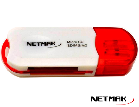 Lector externo de tarjetas Netmak NM-T66